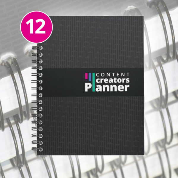 Content Creators Planner 12-pack