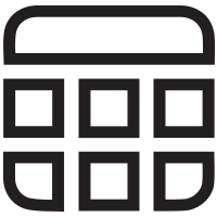 monthly content calendar icon