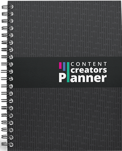 Content Creators Planner Mockup