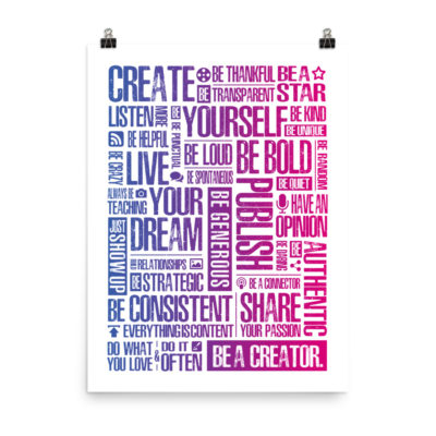 Creators Manifesto Poster (color)