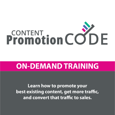 Content Promotion Code ON-DEMAND TRAINING
